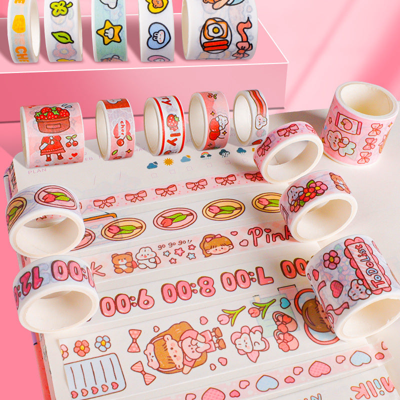 Chic Tape Set: Washi Tape for Bullet Journals and Crafts, 20 Rolls/Box