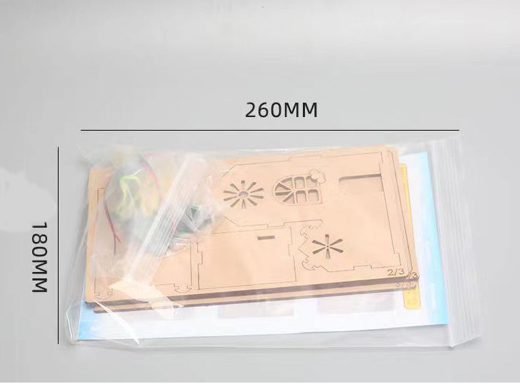 Solar hut children's science popularization DIY technology small production elementary school students' educational science experiment