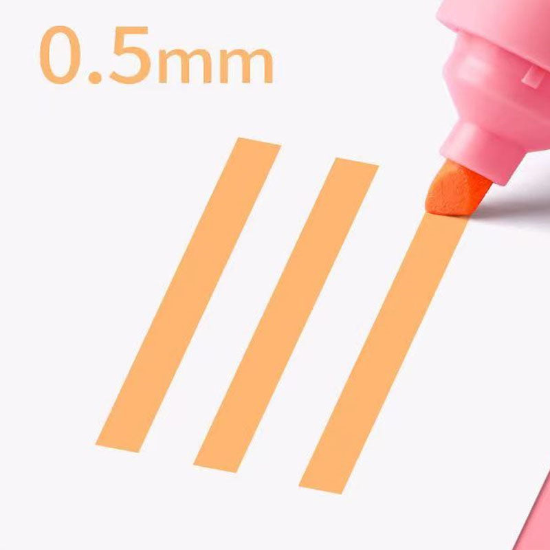 2 PACK - Carrot-licious Glow: Kids' Fluorescent Highlighter Set with Playful Carrot Design