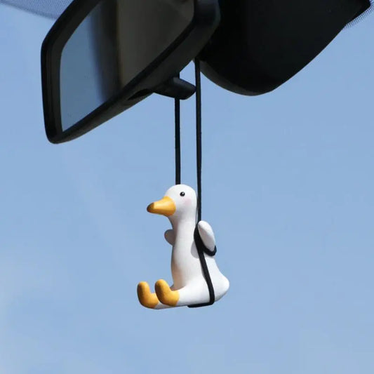 Anime Car Swing Duck Pendant