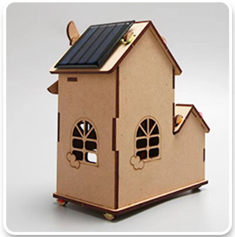 Solar hut children's science popularization DIY technology small production elementary school students' educational science experiment