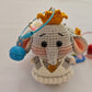 Hand-crocheted elephant doll | Available as a single or as a couple | Can be used as an ornament or keychain