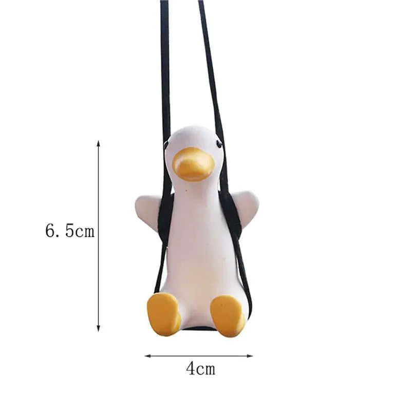 Anime Car Swing Duck Pendant