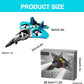 Jet Fighter Stunt RC Airplane, Remote Control Airplane with 360° Stunt Spin Remote and Light, Fighter Plane Glider Airplane Hobby Toy Gifts Airplane