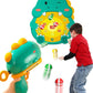 Dinosaur Ball Gun Ejects Dart Target Sticky Ball   Ball gun + dart board + 6 balls