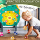 Dinosaur Ball Gun Ejects Dart Target Sticky Ball   Ball gun + dart board + 6 balls