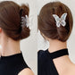 Stylish Transparent Butterfly Hair Claws | Cute Hairpin Grabs & Barrettes