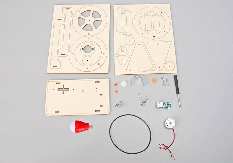 Scientific experiment hand generator, student science and technology small production, children's creative invention handicraft