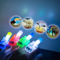 LED cartoon projection finger lamp  20PCS/Bag