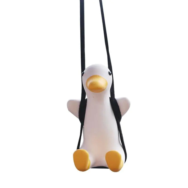 Anime Car Swing Duck Pendant