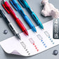 Tri-Color Ballpoint Pen Set - Pack of 12PCS