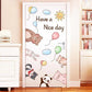 Whimsical Animal Wall Decal Set for Nursery and Kids' Room Deco