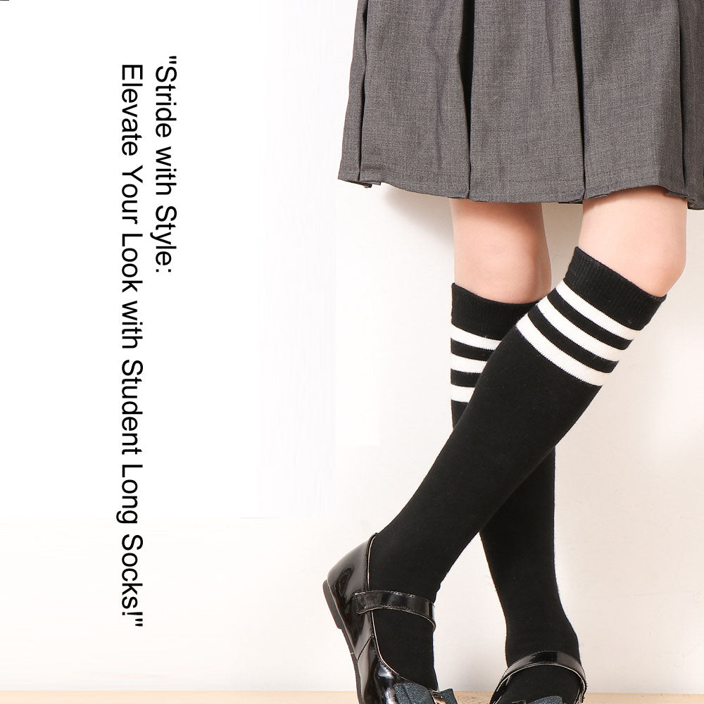 Student-Centric Long Socks - 2 Pack