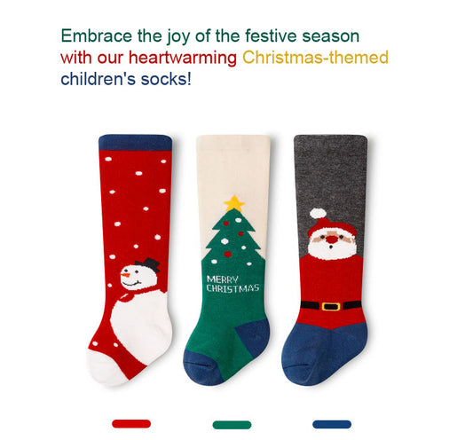 Festive Delights: Children's Christmas Sock Set for Joyful Holiday Moments